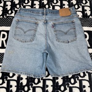 Levi's Light Blue Jean Shorts